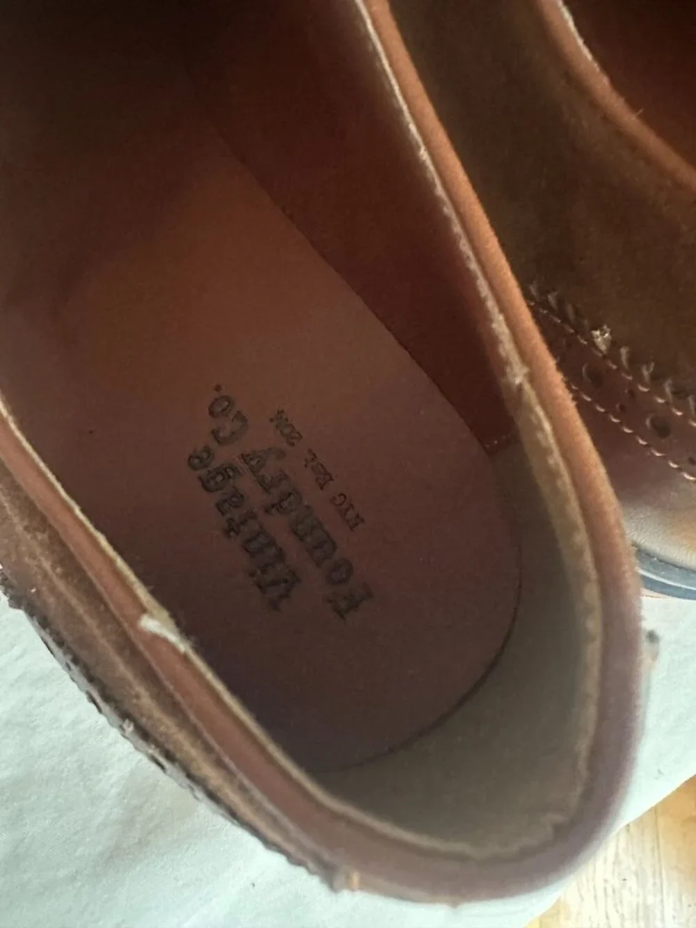 New Vintage Foundry Co. VF1478 men's Andrew Oxford dress shoe 10.5